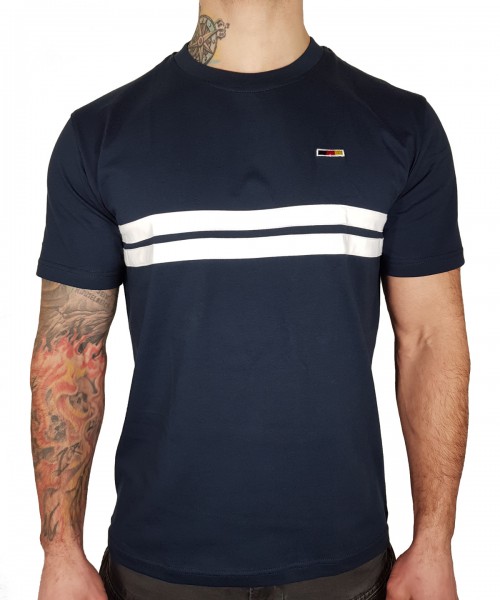 Eichenlaub T-shirt Flag navy